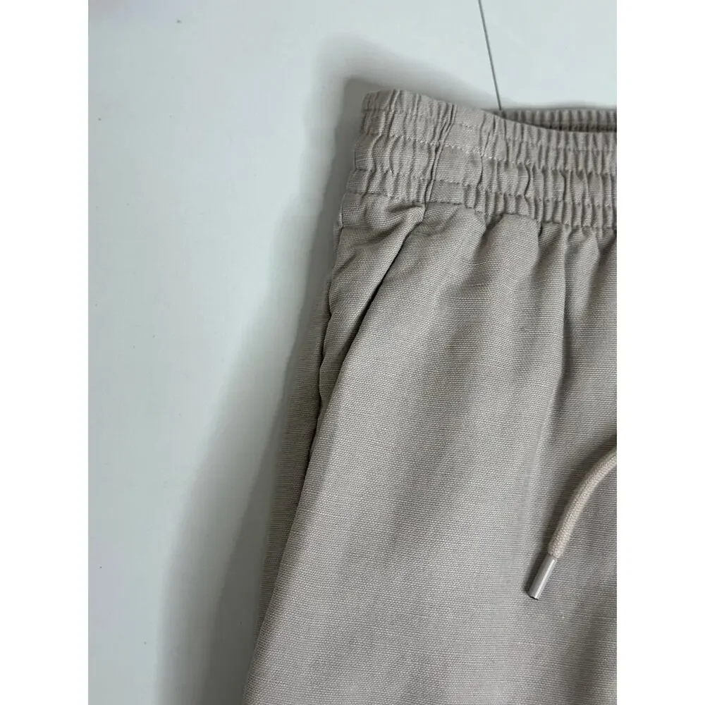 Wilfred Aritzia CruiseLinen Thesis Pant Womens S Gray Lyocell Linen Trousers EUC